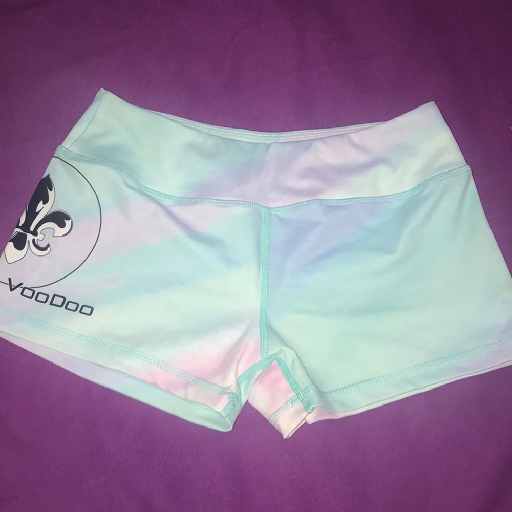 Barbell Voodoo Women’s Shorts, “Unicorn” Print